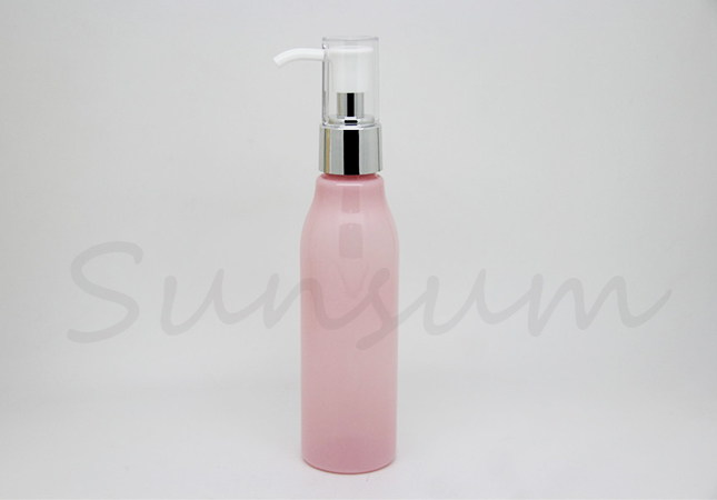 White Pink Orange Color Hair Care Mask Lotion Pump Bottle