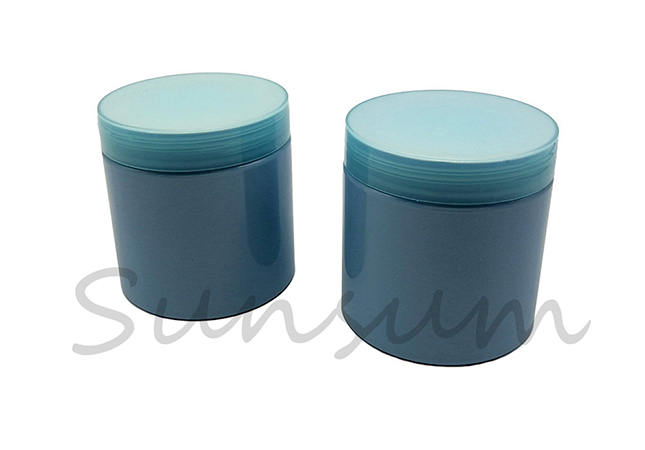 Hair Mask 500ml Cosmetic Packaging PET Plastic Jar