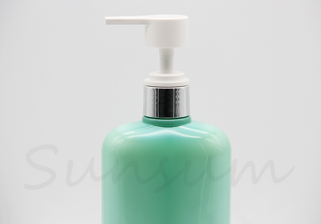 500ml 1l Cosmetic Shower Gel Lotion Pump Shampoo Bottle