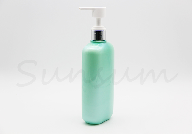 500ml 1l Cosmetic Shower Gel Lotion Pump Shampoo Bottle