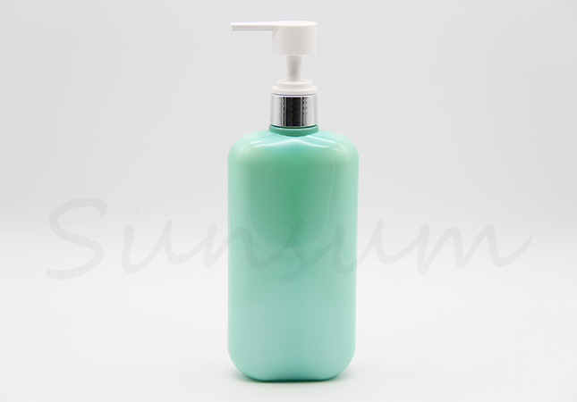 500ml 1l Cosmetic Shower Gel Lotion Pump Shampoo Bottle