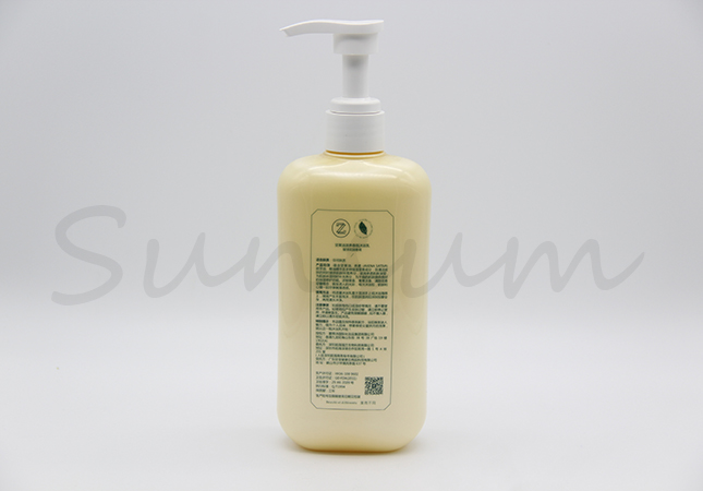 Manufacturer Cosmetic Shower Gel 500ml Free Sample Lotion Pump Shampoo Bottle