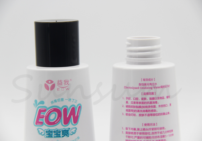 120ml PET Plastic Cosmetic Toner Facial Cleaner Bottle