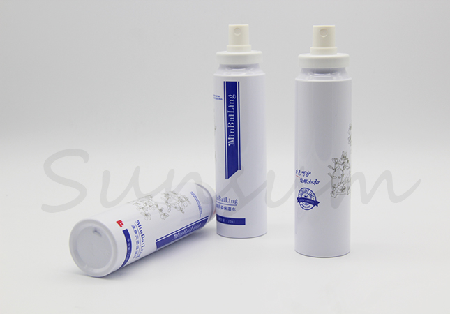 White Cosmetic Screen Printing PET Plastic Guangzhou Manufacturer Lotion Bottle