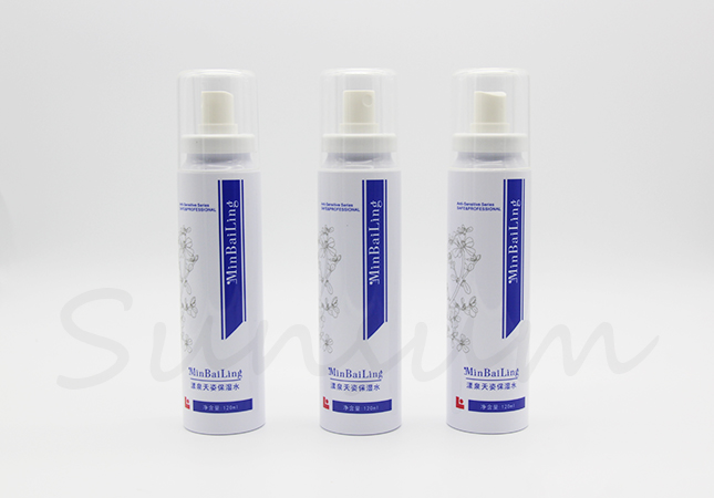 White Cosmetic Screen Printing PET Plastic Guangzhou Manufacturer Lotion Bottle