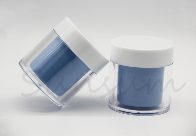 50g PET Plastic Cosmetic Skin Care Cream Jar