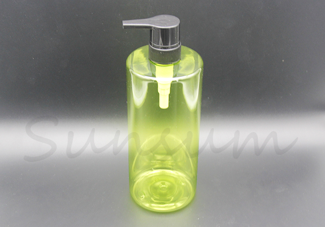 1000ml PET Plastic Shower Gel Container Manufacturer Shampoo Bottle