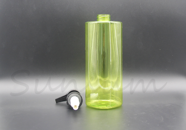 1000ml PET Plastic Shower Gel Container Manufacturer Shampoo Bottle