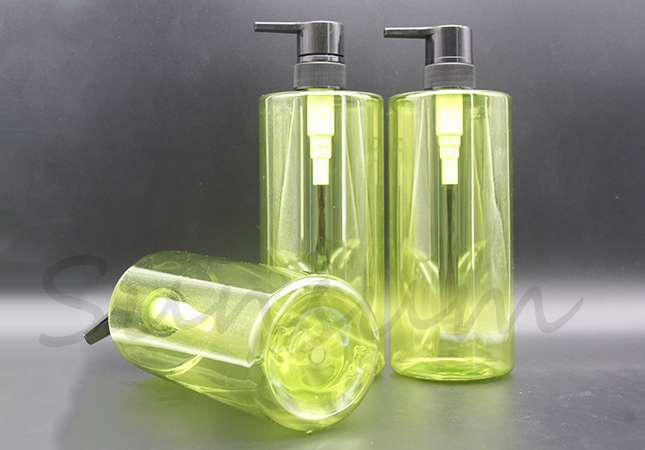 1000ml PET Plastic Shower Gel Container Manufacturer Shampoo Bottle