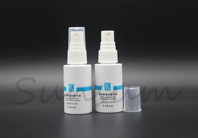 White Color Silk Screen Plastic Lotion Spray Pump Bottle 30ml