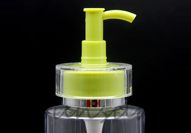 Transparent Cosmetic PET Plastic Shower Gel Shampoo Bottle