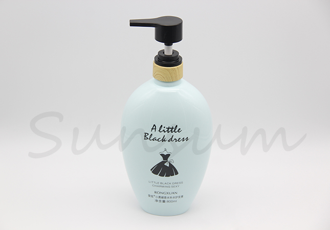 Shower Gel Plastic Cosmetic Packaging Color Shampoo Bottle