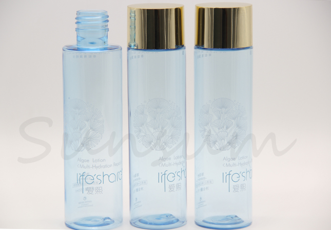 Luxurious Cosmetic Silk Screen Toner Water Container Lotion Bottle