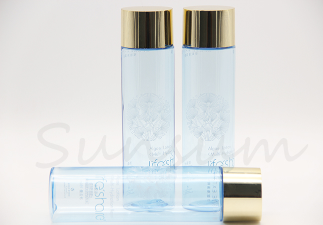 Luxurious Cosmetic Silk Screen Toner Water Container Lotion Bottle