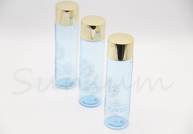 Luxurious Cosmetic Silk Screen Toner Water Container Lotion Bottle