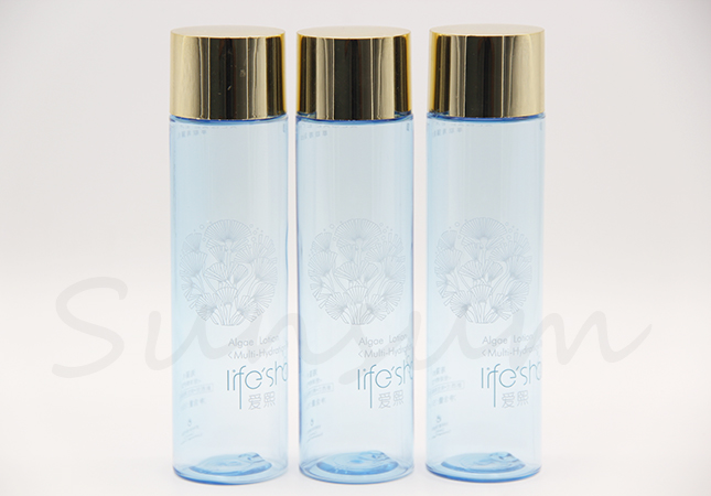 Luxurious Cosmetic Silk Screen Toner Water Container Lotion Bottle