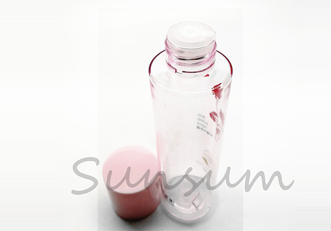 Free Sample Cosmetic PET Plastic Packaging Toner Water Bottle