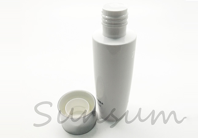 Cosmetic Plastic Silver Cap Packaging Toner Bottle for Liquid