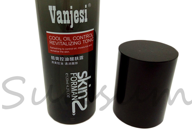 Black Solid Color Plastic Lotion Pump Spray Bottle