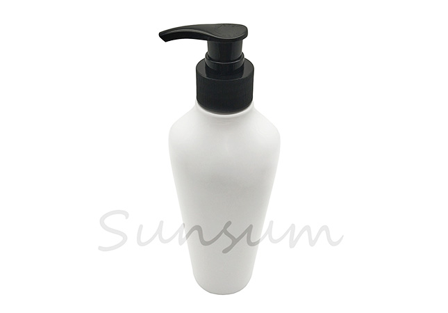 Free Sample White Color Cosmetic Packaging Shampoo Care Bottle
