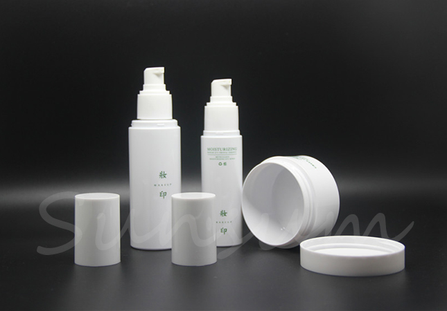 PET Plastic Set Skin Care Jar Spray Pump Bottle