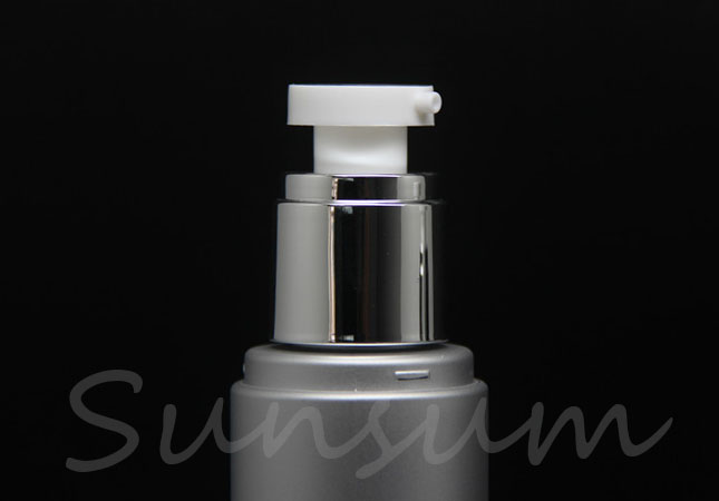 Gray Color PET Plastic Cosmetic Spray Pump Lotion Care Products Bottle