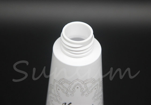 Cone Shape Cosmetic Screen Printing Plastic Lotion Pump Bottle