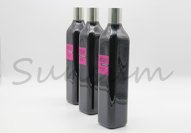 Black Matte 1L Cosmetic Cleanser Toner Water Bottle