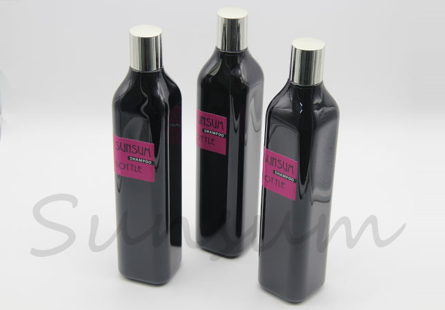 Black Matte 1L Cosmetic Cleanser Toner Water Bottle