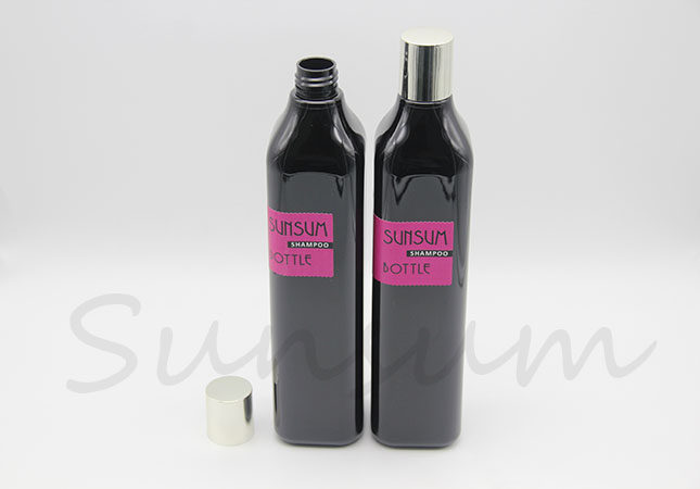 Black Matte 1L Cosmetic Cleanser Toner Water Bottle