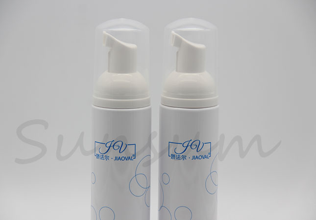 White Color Cosmetic Plastic Foam Soap Bottle