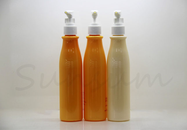 Color Cosmetic Plastic Lotion Pump Free Sample Lotion Bottle