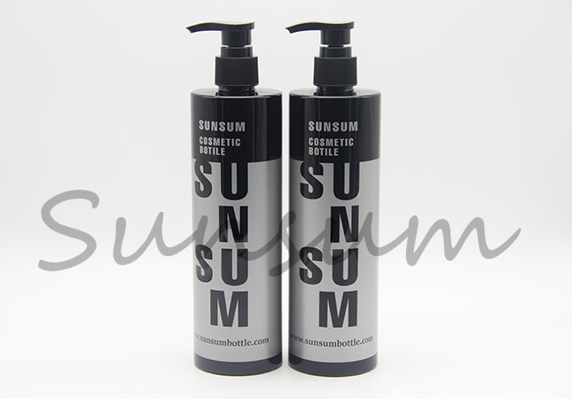 Color Cosmetic PET Plastic Shampoo Hair Care Products Bottle 400ml