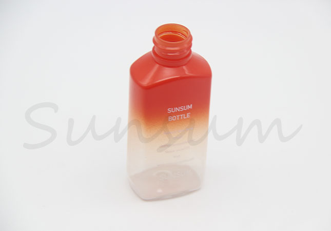 Cosmetic Gradually Changing Color Plastic Dropper Liquid Bottle