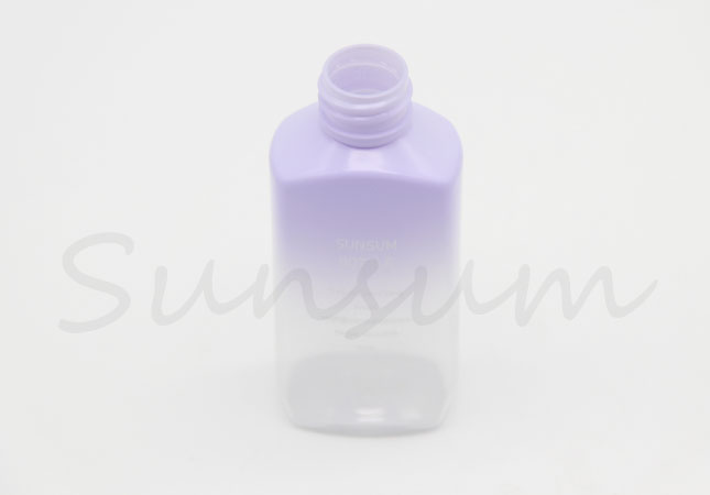 Purple Color Cosmetic Lotion Skin Care Dropper Bottle