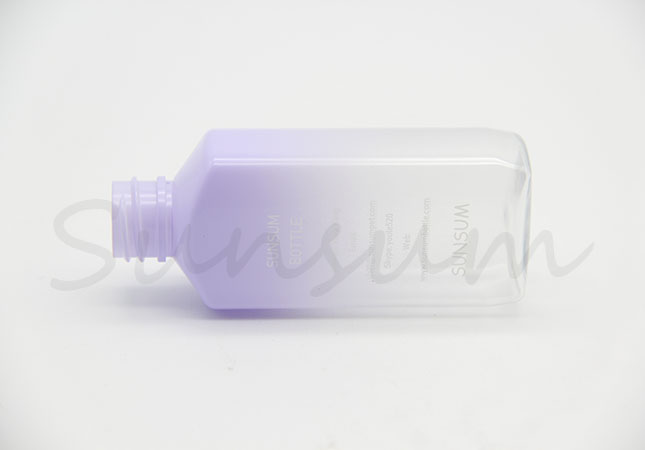 Purple Color Cosmetic Lotion Skin Care Dropper Bottle