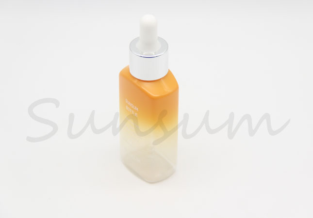 Unique PET Plastic Cosmetic Lotion Liquid Dropper Bottle