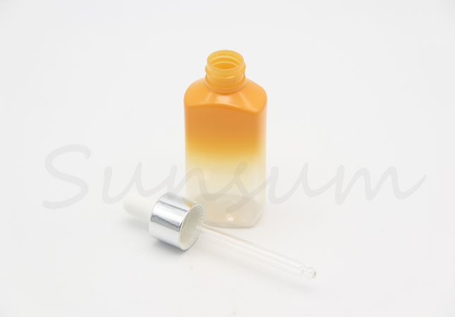 Unique PET Plastic Cosmetic Lotion Liquid Dropper Bottle