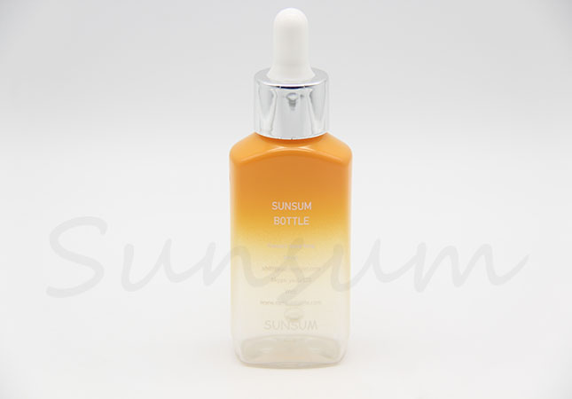 Unique PET Plastic Cosmetic Lotion Liquid Dropper Bottle