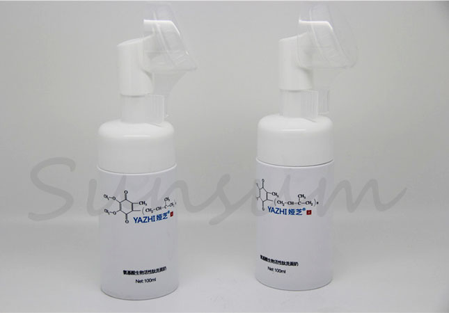 100ml PET Plastic Cosmetic Foam Soap Bottle