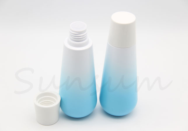 Fancy Shape Cosmetic Plastic Lotion Skin Care Toner Bottle