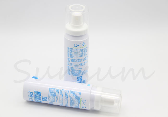 Guangzhou Manufacturer 100ml Lotion Spray Pump Cosmetic Bottle