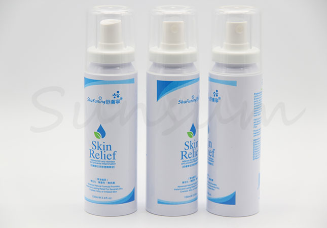 Guangzhou Manufacturer 100ml Lotion Spray Pump Cosmetic Bottle