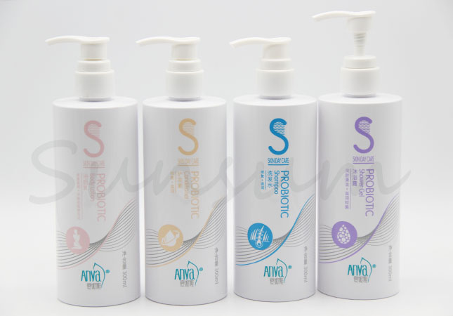 200ml 300ml 400ml 500ml PET Plastic Shampoo Hair Care Products Bottle