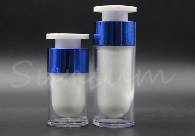 Empty Cosmetic Plastic Airless Pump Lotion Liquid Bottle