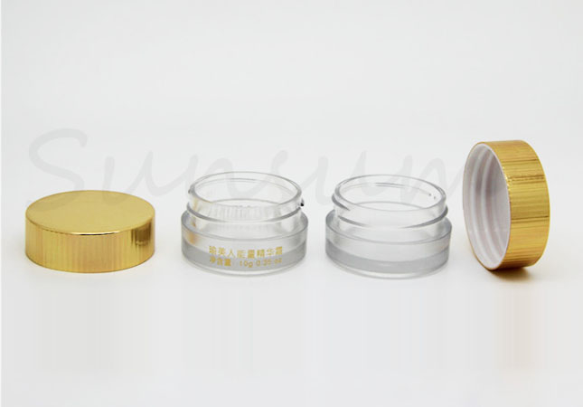Plastic Cosmetic 10g Facial Moisturizer Jar