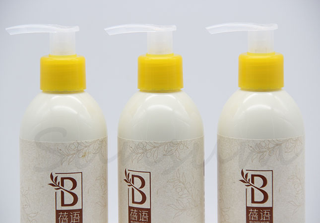 200ml Cosmetic Shampoo Hair Care Plastic Bottle with Label