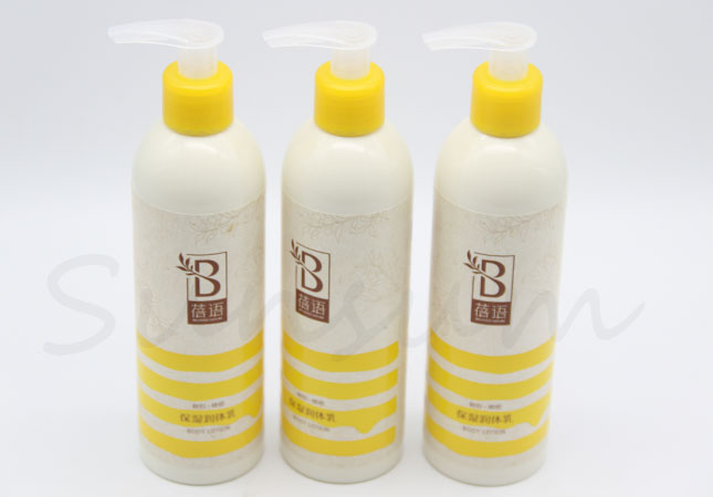 200ml Cosmetic Shampoo Hair Care Plastic Bottle with Label
