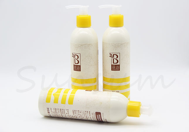 200ml Cosmetic Shampoo Hair Care Plastic Bottle with Label