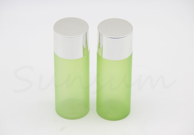 Green Color Toner Water Cosmetic Plastic Facial Care Lotion Bottle